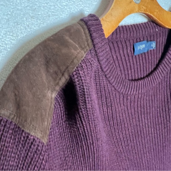 Jcrew Mens Ribbed Woodsman Maroon Long Sleeve Pullover Sweater Size XL - Picture 4 of 8